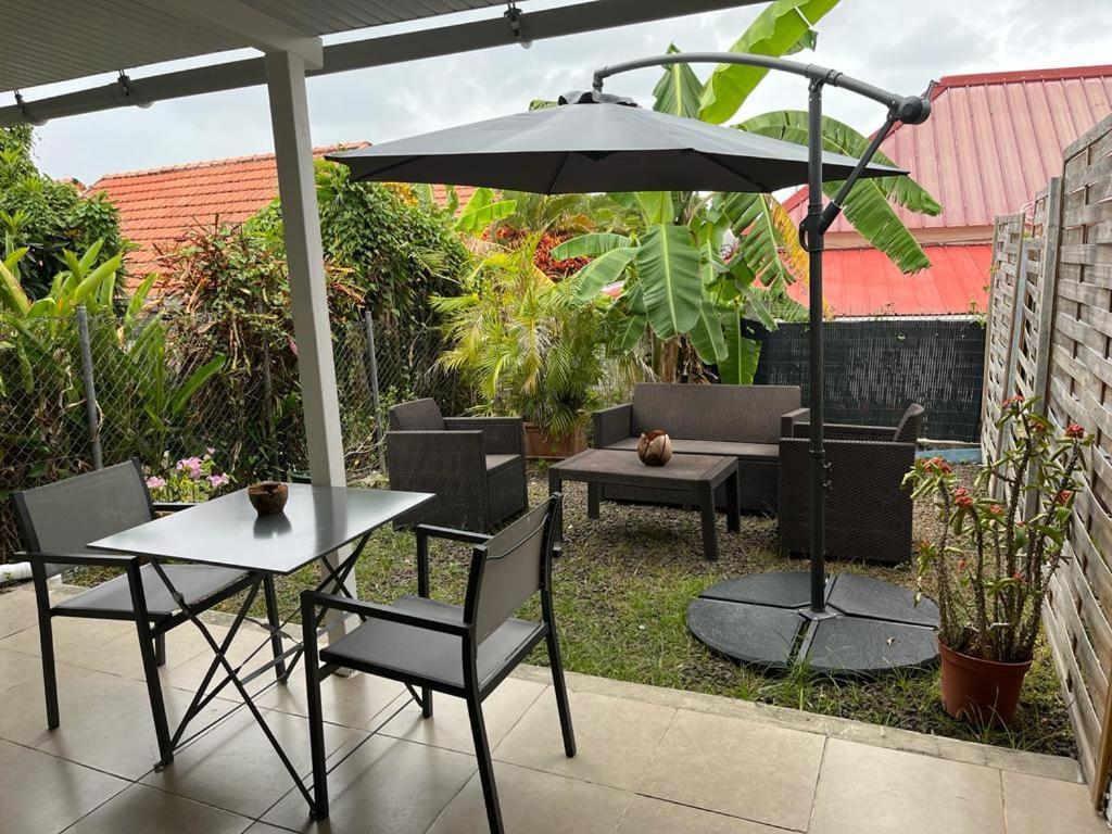Agreable Appartement En Rez-De-Jardin A 450M De La Mer Sainte-Anne Zewnętrze zdjęcie